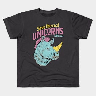 Save the Real Unicorns Kids T-Shirt